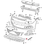 Suport inferior bara fata Volkswagen Scirocco [2009-2014]