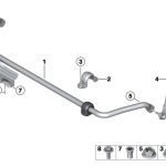 Bara stabilizatoare BMW F22 dupa 2017